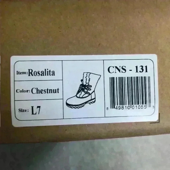 Cloud Nine Roslina Chestnut Colored Shearling boots Sz 7 - Picture 5 of 7